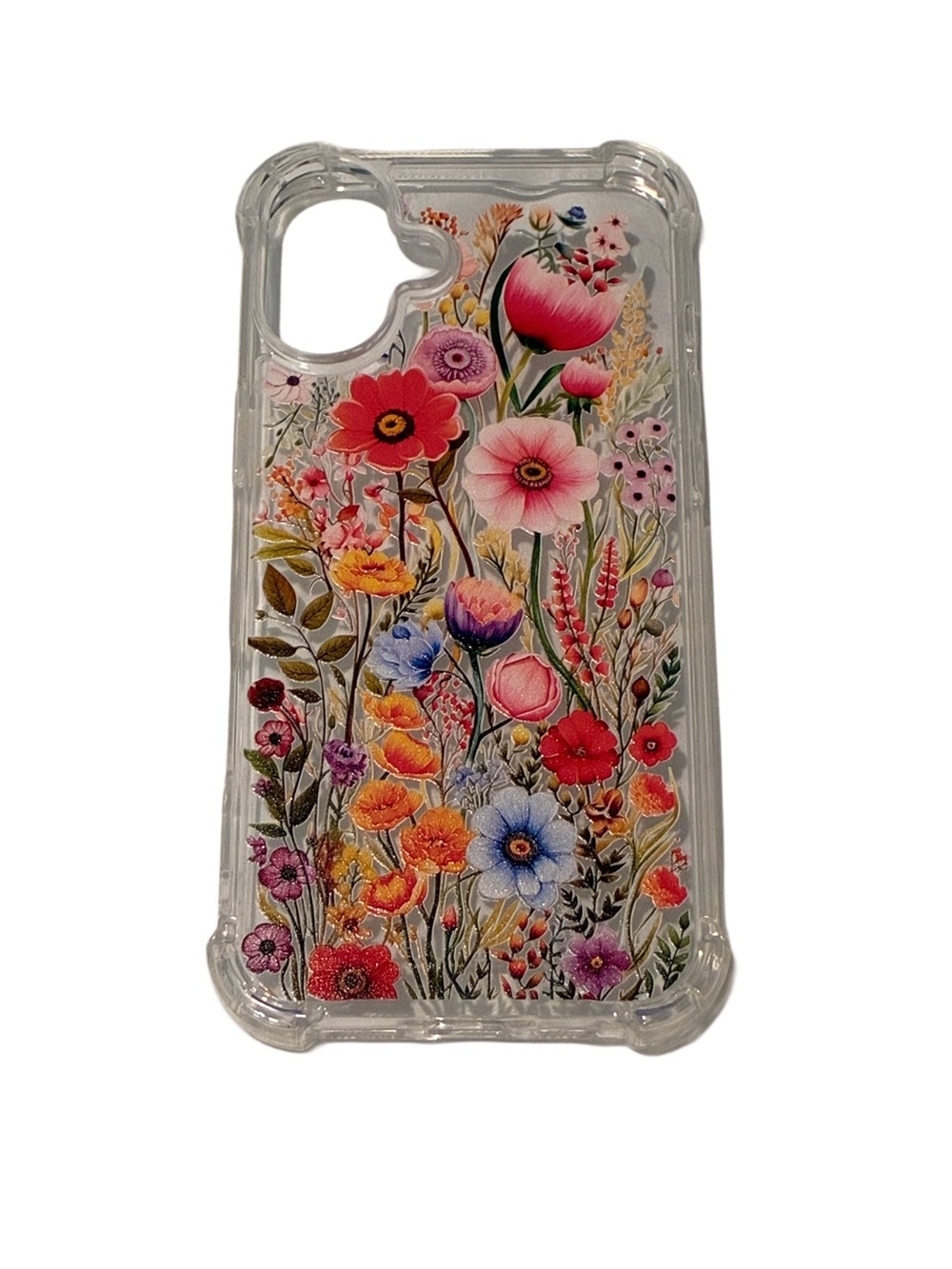 Floral Clear Protective iPhone 13 Pro Max Case